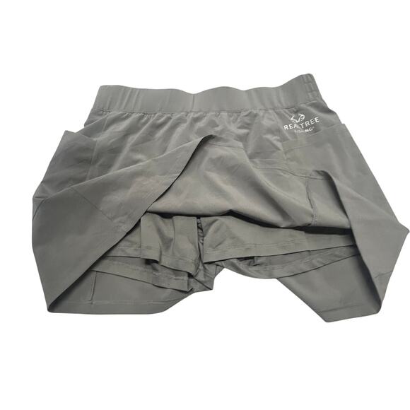 Realtree Fishing Gray Athletic Outdoor Skort Built-in Shorts Size L (12–14) - Picture 3 of 10